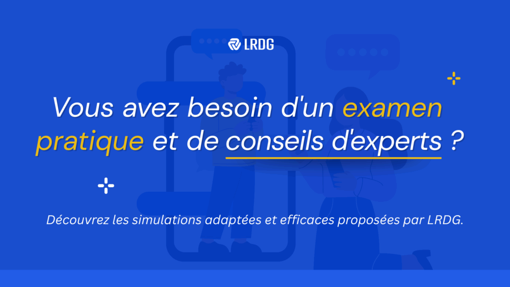 Besoin d'un test pratique ? Contactez-nous chez LRDG. 
lrdgonline.com