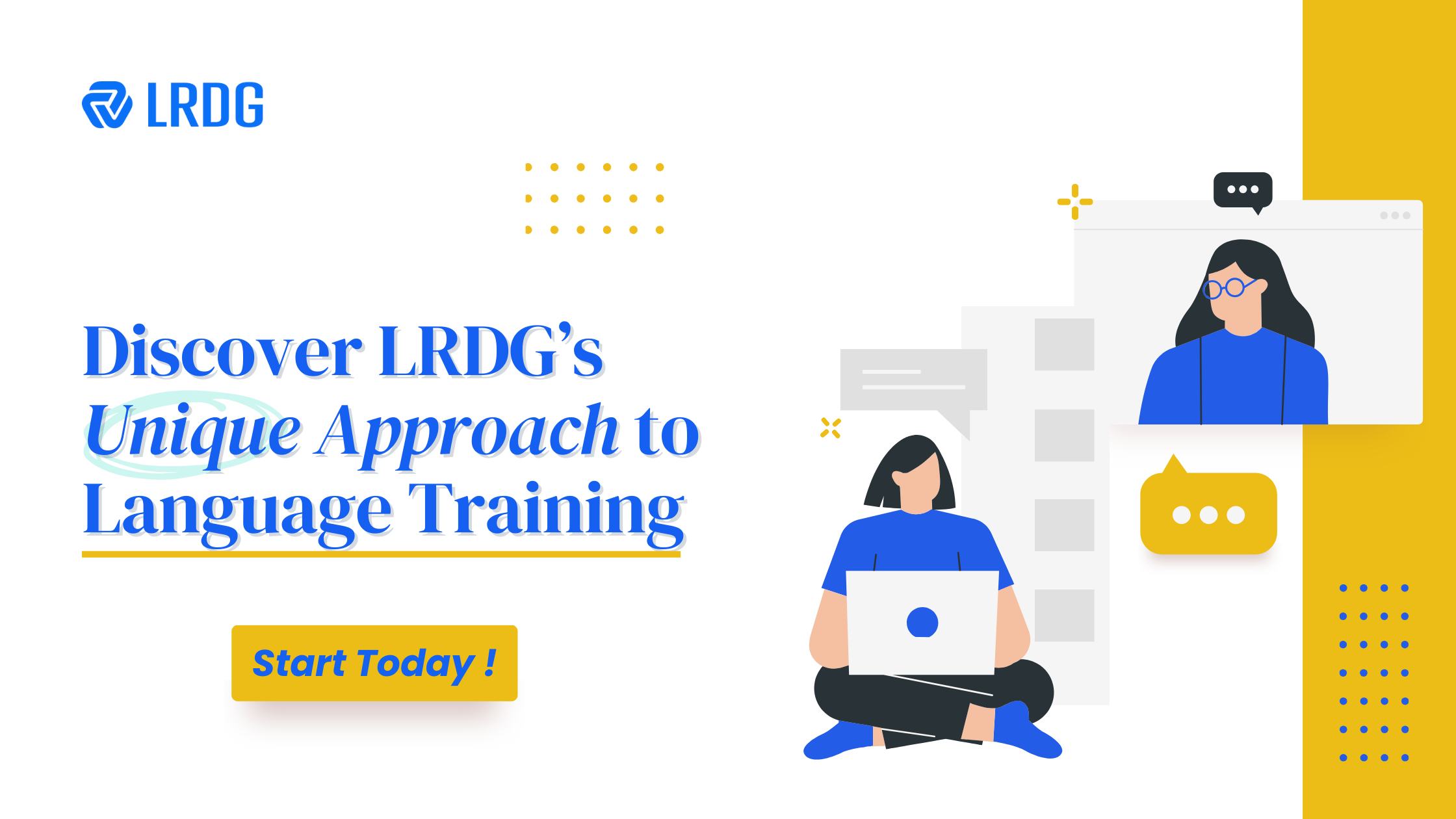 Online Language Learning | English & French | LRDG
